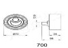 Ролик модуля натягувача ременя ASHIKA 45-07-700 (фото 2)