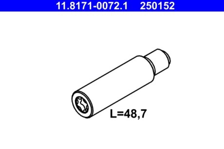Направлячий болт ATE 11817100721