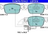 Комплект гальмівних колодок з 4 шт. дисків ATE 13.0470-7314.2 (фото 1)