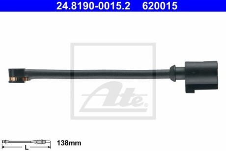 Датчик зносу колодок гальмівних ATE 24.8190-0015.2