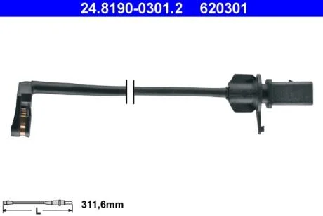Датчик зносу гальмівних колодок ATE 24.8190-0301.2