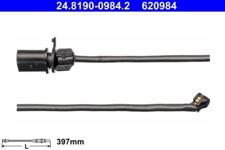 Датчик зношування колодок ATE 24.8190-0984.2