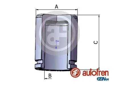 Поршень суппорта зад HYUNDAI SANTA FEH1MITSUBISHI SANTAMOSSANYONG REXTON (43х49мм) AUTOFREN D025264