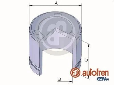 Комплект поршнів супорта AUTOFREN D025322
