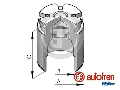 Комплект поршнів супорта AUTOFREN D025530 (фото 1)