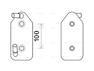 Радиатор масляный КПП Audi A3 (97-)/Seat Ibiza (99-)/Skoda Octavia (97-)/WV Golf AVA COOLING AI3356