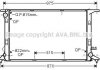 Радиатор охлаждения двигателя AVA AVA COOLING AIA2290 (фото 1)