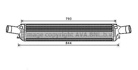 Интеркулер AVA AVA COOLING AIA4319