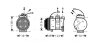 Компрессор кондиционера Audi A4 B5 (95-), A6 C5 (97-)/Skoda Superb (02-)/VW Pass AVA COOLING AIAK015 (фото 1)