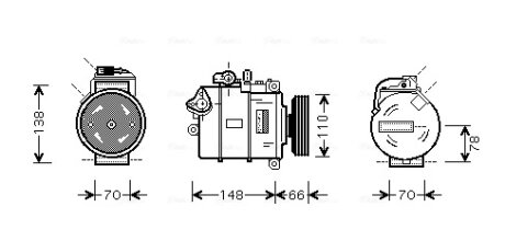 Компресор кондицiонера CLEVER FIT AVA COOLING AIAK226