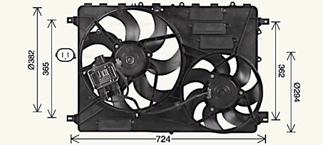 Вентилятор AVA COOLING AU7506