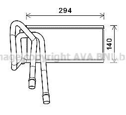 Радиатор отопителя салона Range Rover Sport 05>13 AVA AVA COOLING AUA6226