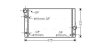 Радіатор, Система охолодження двигуна CLEVER FIT AVA COOLING BW2354 (фото 1)