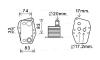 Радиатор масляный BMW 3 E46, E90 (98-), 5 E39, E60 (96-), X3 E83 (04-) 2.0D (BW3 AVA COOLING BW3555 (фото 1)