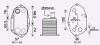 Радиатор масляный BMW 3 E46 (98-), 5 E39 (96-), X5 E53 (00-) 2.5D, 3.0D AVA COOLING BW3571 (фото 1)