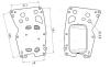 Радиатор масляный BMW 3 F30 (12-), 5 F10 (10-), 7 F01 (09-), X3 F25 (11-), X5 F1 AVA COOLING BW3627 (фото 1)