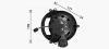 Вентилятор обігрівача салону BMW 3F30 4F32 1F20 1F21 AVA AVA COOLING BW8611 (фото 3)
