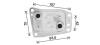 Радиатор масляный Citroen Jumper (06-), Jumpy (16-)/Peugeot Boxer (06-), Expert AVA COOLING CN3327 (фото 3)