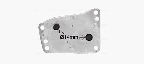 Радіатор масляний Citroen Jumper (06-), Jumpy (16-)/Peugeot Boxer (06-), Expert (16-)/Ford Focus (11-), Kuga (13-) 2.0 BLUEHDI  AVA AVA COOLING CN3327