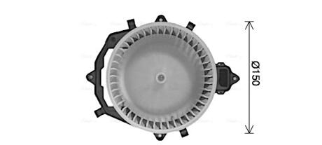 Вентилятор отопителя салона Citroen Berlingo (12-) 1,6d, C4 Picasso (07-13) Cli AVA COOLING CN8316
