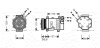 Компрессор кондиционера Citroen Berlingo (96-)/Peugeot Partner (96-) 1.6HDi/Fiat AVA COOLING CNAK238 (фото 1)
