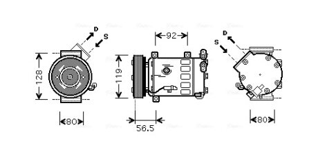 Компресор кондицiонера CLEVER FIT AVA COOLING CNAK242