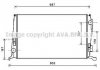 Радиатор охлаждения двигателя AVA AVA COOLING DAA2005 (фото 1)