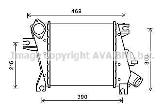 Інтеркулер NISSAN X-TRAIL (2001) 2.2 DCI (AVA) AVA COOLING DN4411