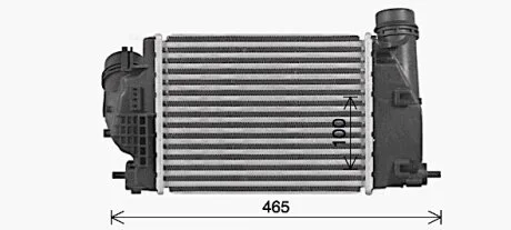 Інтеркулер AVA COOLING DN4469