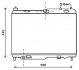 Радиатор охлаждения двигателя Ford B-Max (12-), Ecosport (12-), Fiesta (02-), Tr AVA COOLING FD2442 (фото 1)