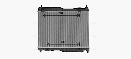 Радиатор охлаждения двигателя Ford Ecosport (13-) 1,0i Fiesta (17-) 1,0i 6AT (FD AVA COOLING FD2683
