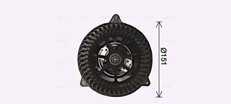 Вентилятор отопителя салона Ford Mondeo (01-07), Focus (99-04)  AVA AVA COOLING FD8653