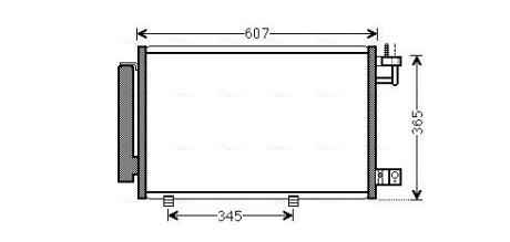 Радиатор кондиционера Ford Fiesta VI (08-) AVA AVA COOLING FDA5439D