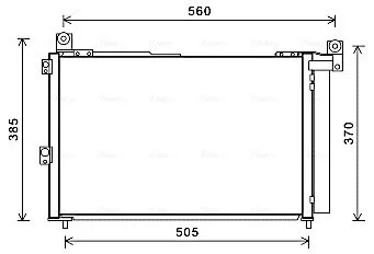 Радиатор кондиционера Ford Ranger (05-)/Mazda BT-50 (06-) AVA AVA COOLING FDA5486D