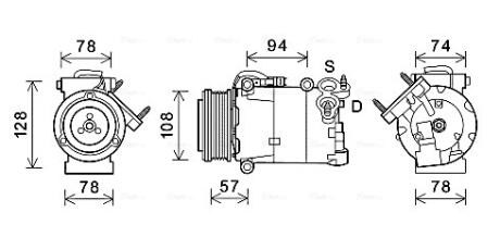 Автозапчастина AVA COOLING FDAK587