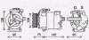 Компресор кондиціонера Ford Transit (14-), Transit Custom (13-) 2.2TDCi AVA AVA COOLING FDAK635 (фото 1)