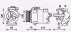 Компресор кондиціонера Ford Transit (14-), Transit Custom (13-) 2.2TDCi AVA AVA COOLING FDAK635 (фото 1)