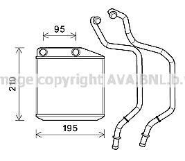Радиатор отопителя салона AVA AVA COOLING FT6313 (фото 1)