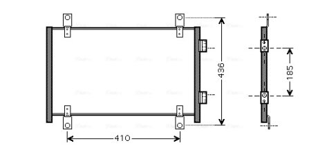 Радіатор кондиціонера Citroen Jumper/Peugeot Boxer/Fiat Ducato (02-) AVA AVA COOLING FTA5302