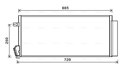 Радиатор кондиционера  AVA AVA COOLING FTA5396D