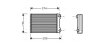 Теплообмінник система опалення салону AVA COOLING FTA6242 (фото 1)