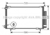 Радiатор охолодження (AVA) AVA COOLING HD5201D (фото 1)