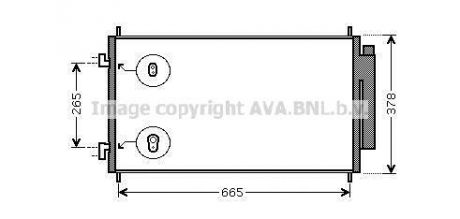 Радіатор кондіционера (AVA) AVA COOLING HD5214D