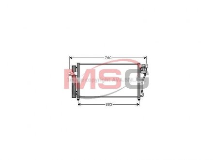 Радіатор (AVA) AVA COOLING HY5178D