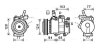 Компресор кондиціонера Hyundai i20 (08-), Accent IV (10-) 1.4i, 1.6i AVA AVA COOLING HYK451 (фото 1)