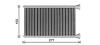 Радіатор обігрівача MB C-Series (14-), E-Series (16-), G-Series (18-) AVA AVA COOLING MS6780 (фото 3)