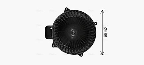 Вентилятор отопителя салона MB ML (W164) (05-), GL (X164) (06-) AVA AVA COOLING MS8765