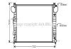 Радіатор охолодження MERCEDES S-CLASS W220 (98-) (AVA) AVA COOLING MSA2308 (фото 1)