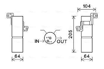 Осушитель кондиционера  AVA AVA COOLING MSD597