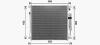 Радіатор кодиціонера CLEVER FIT AVA COOLING MT5285D (фото 1)